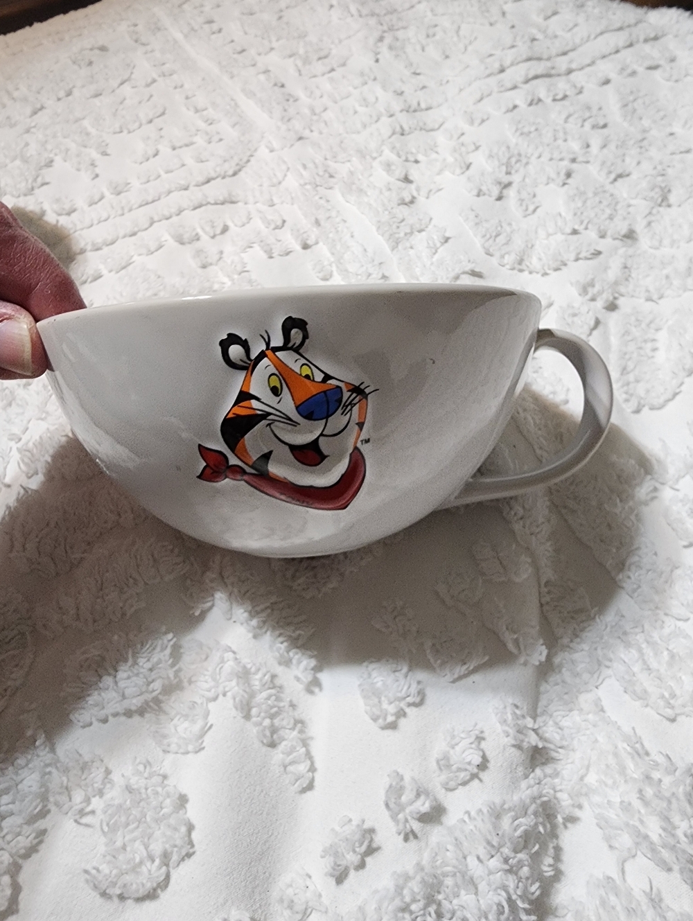 Kellogg's VINTAGE Cereal Storage Container & 2 Vintage Cereal Bowls TONY TIGER - Picture 6 of 10